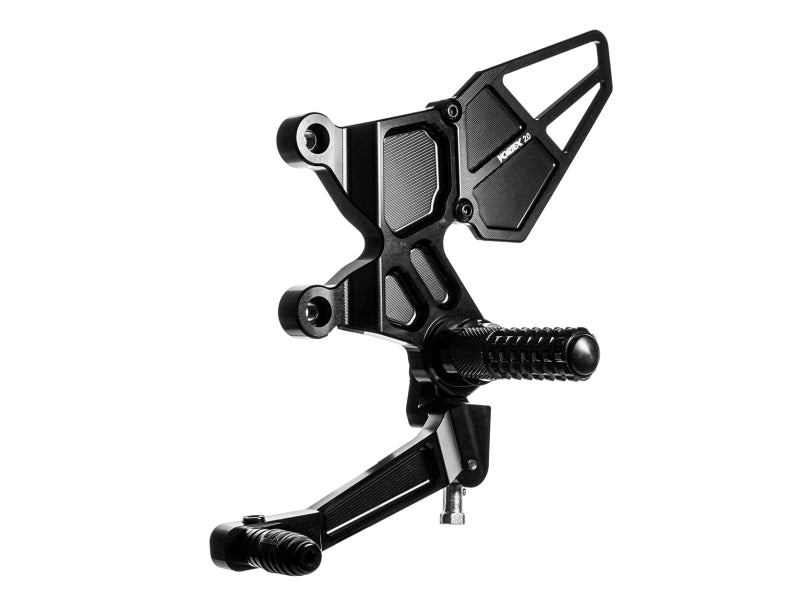 Vortex Racing Rearsets Replacement Rear Set RS434K - Black - Vortex Racing motorcycle part