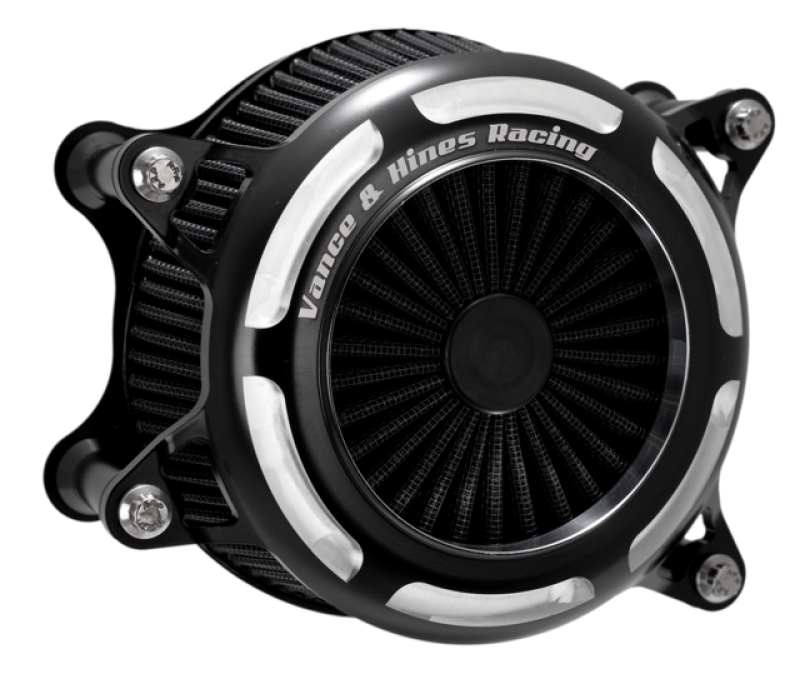 Vance & Hines 08-16 Harley Touring VO2 Onyx Air Intake Kit - Contrast product image