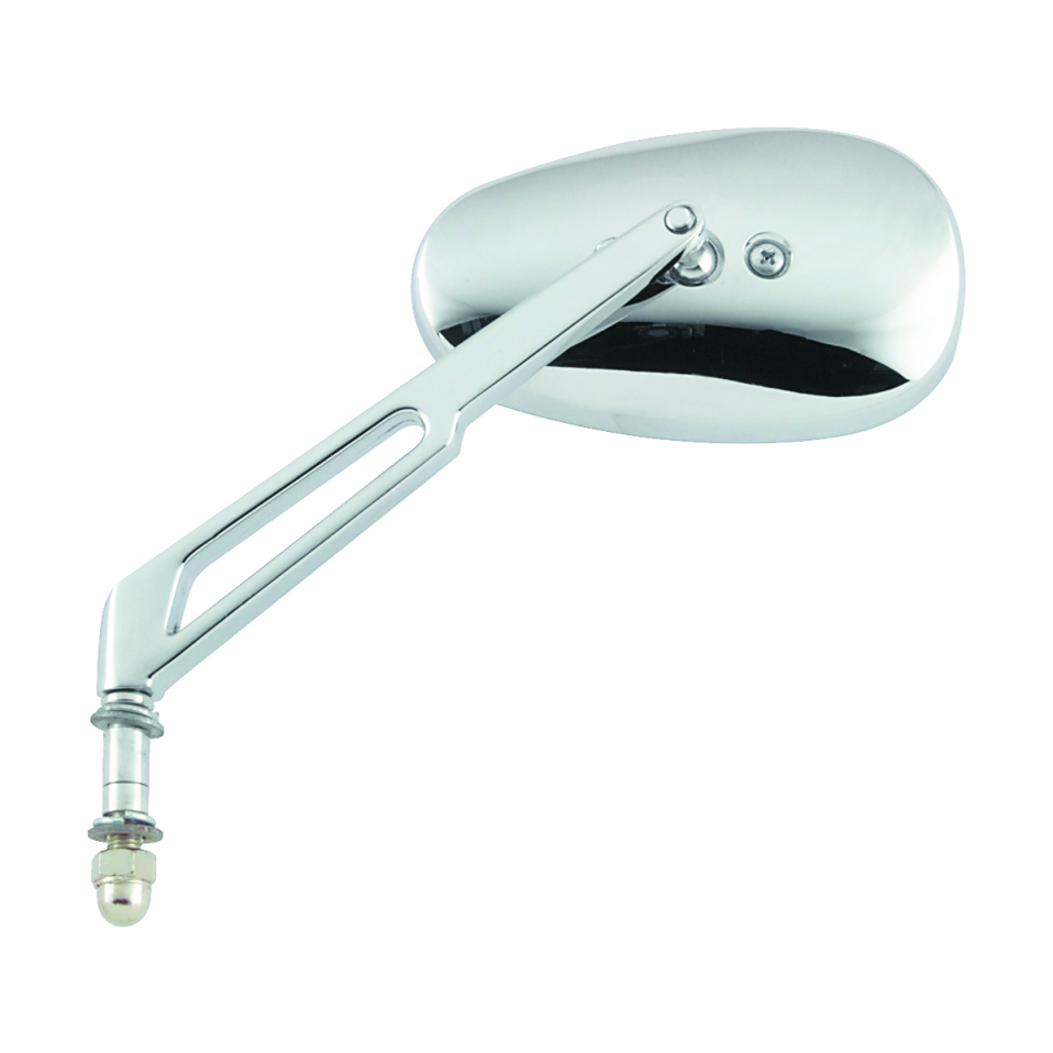 BikeMaster Harley Highrise Mirror 6-1/16 in Stem - Each - Chrome product image