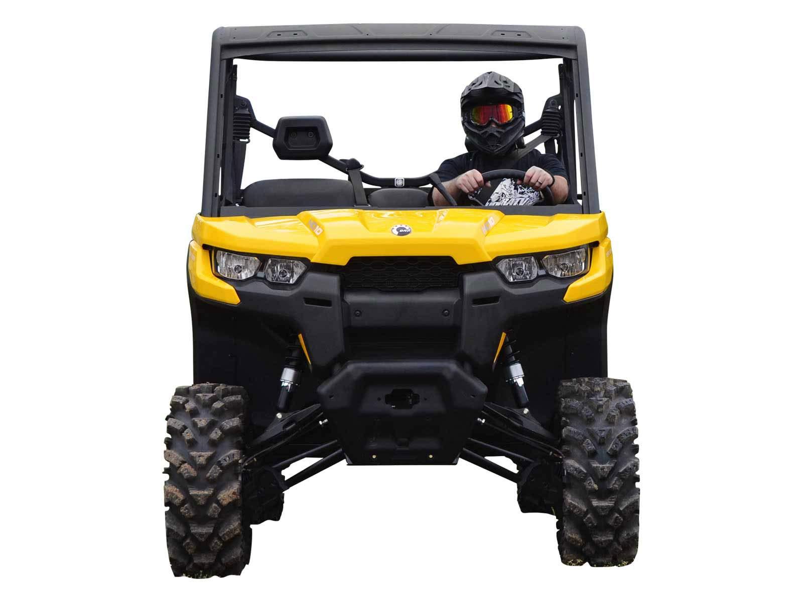 Picture of the machine with the Can-Am Defender HD9 3" Lift Kit