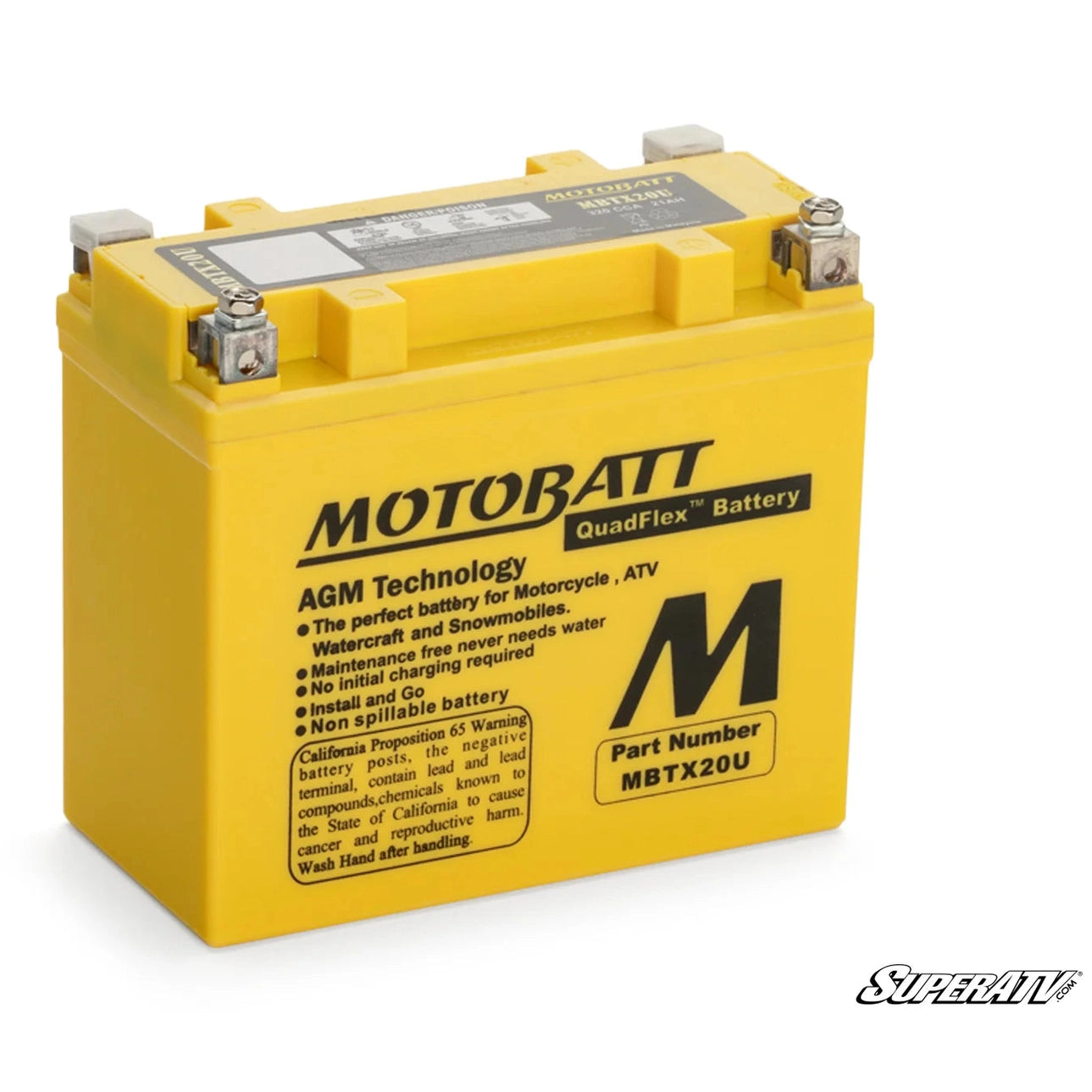 Can-Am Maverick MOTOBATT Battery Replacement