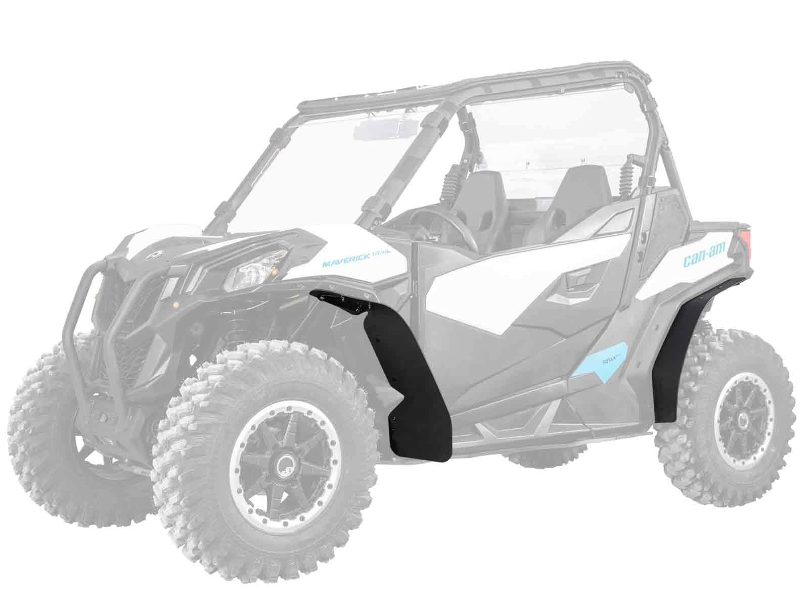 Picture of Can-Am Maverick Trail Low Profile Fender Flares installed on the sxs