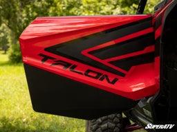 Picture of a 2 door with the door open with the Honda Talon 1000X Lower Doors