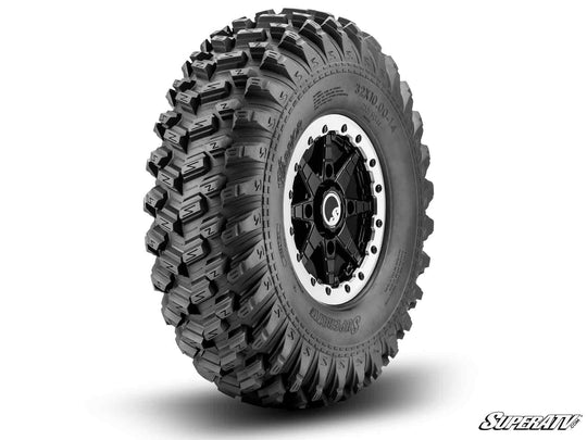 Sticky XT Warrior Tires 35X10X15 On 15X10 Healy Lock Series Beadlock Wheels 4/137 Pattern