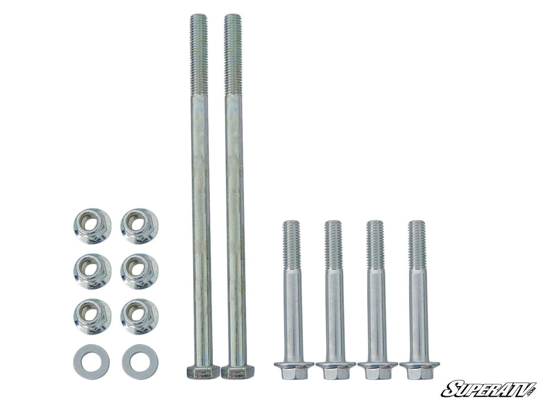 Picture of the hardware for the Kawasaki Teryx S Frame Stiffener / Gusset Kit