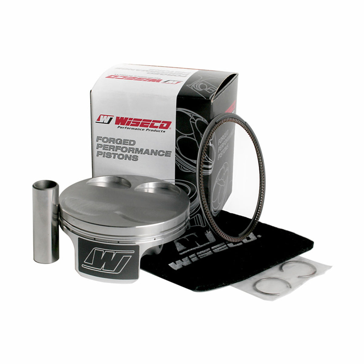 Wiseco Kawasaki KX250F Piston Kit 13.5:1 2007-2009 - 4920M07700