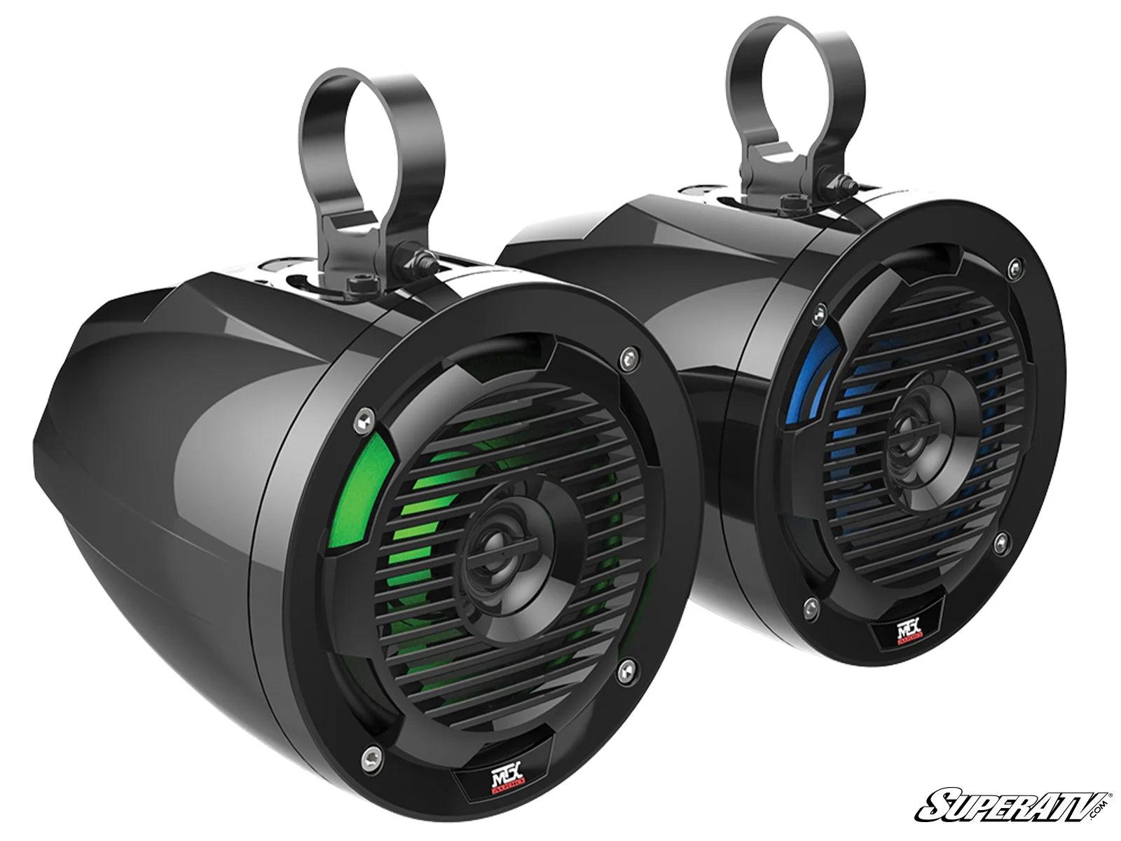 MTX MUD65PL 6.5" UTV Speakers With LED Lights