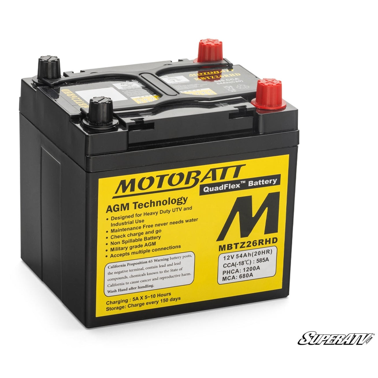 Polaris General Motobatt Battery Replacement