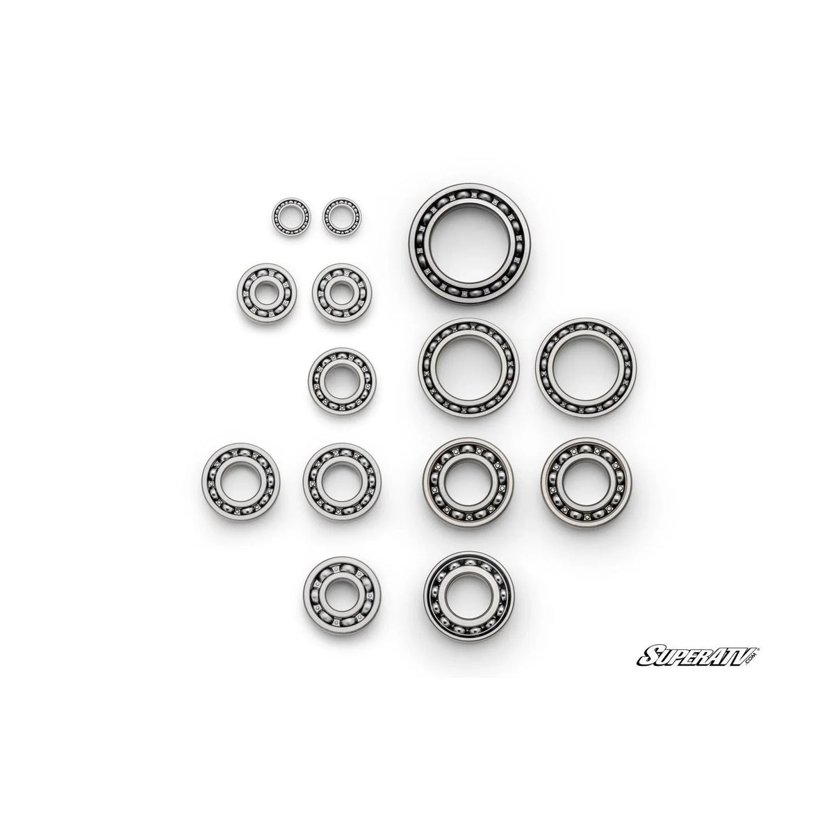 Picture of the bearings for Polaris RZR RS1 Premium Transmission Bearing Upgrade Kit