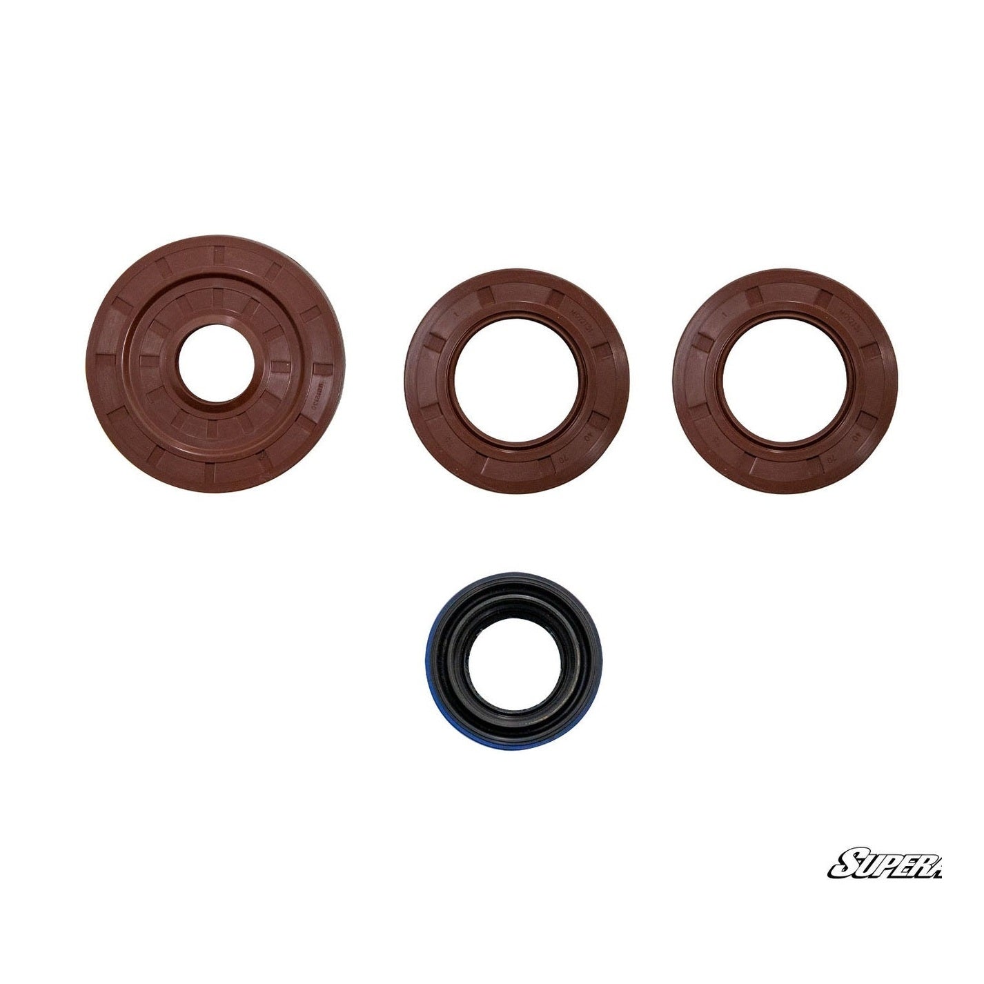 Picture of the seals in the Polaris RZR Transmission Seal Kit