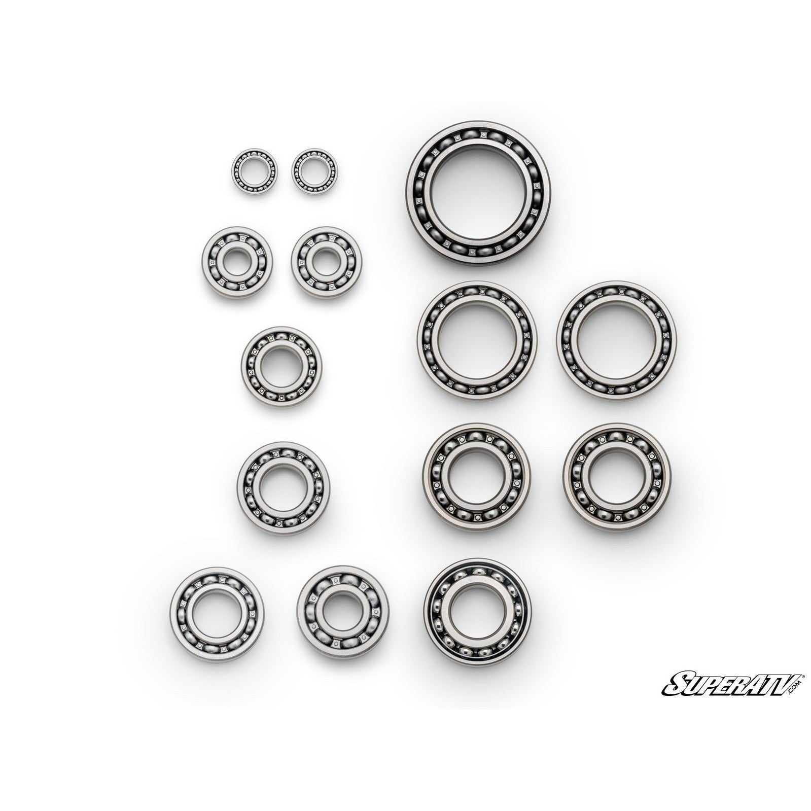 What the kit includes for the Polaris RZR Turbo R Premium Transmission Bearing Upgrade Kit