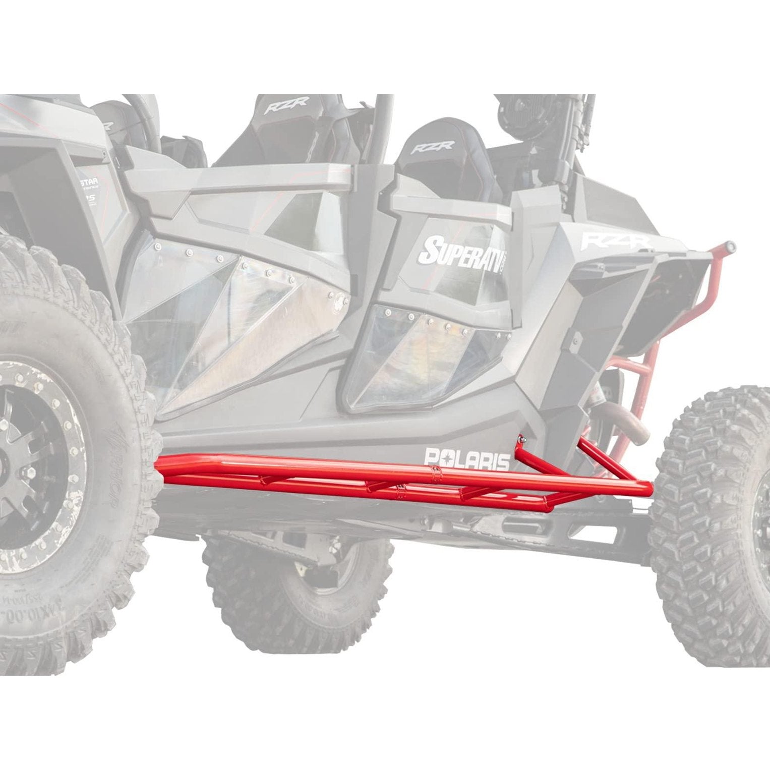 Picture of the Polaris RZR Turbo S 4 Tree Kickers in red
