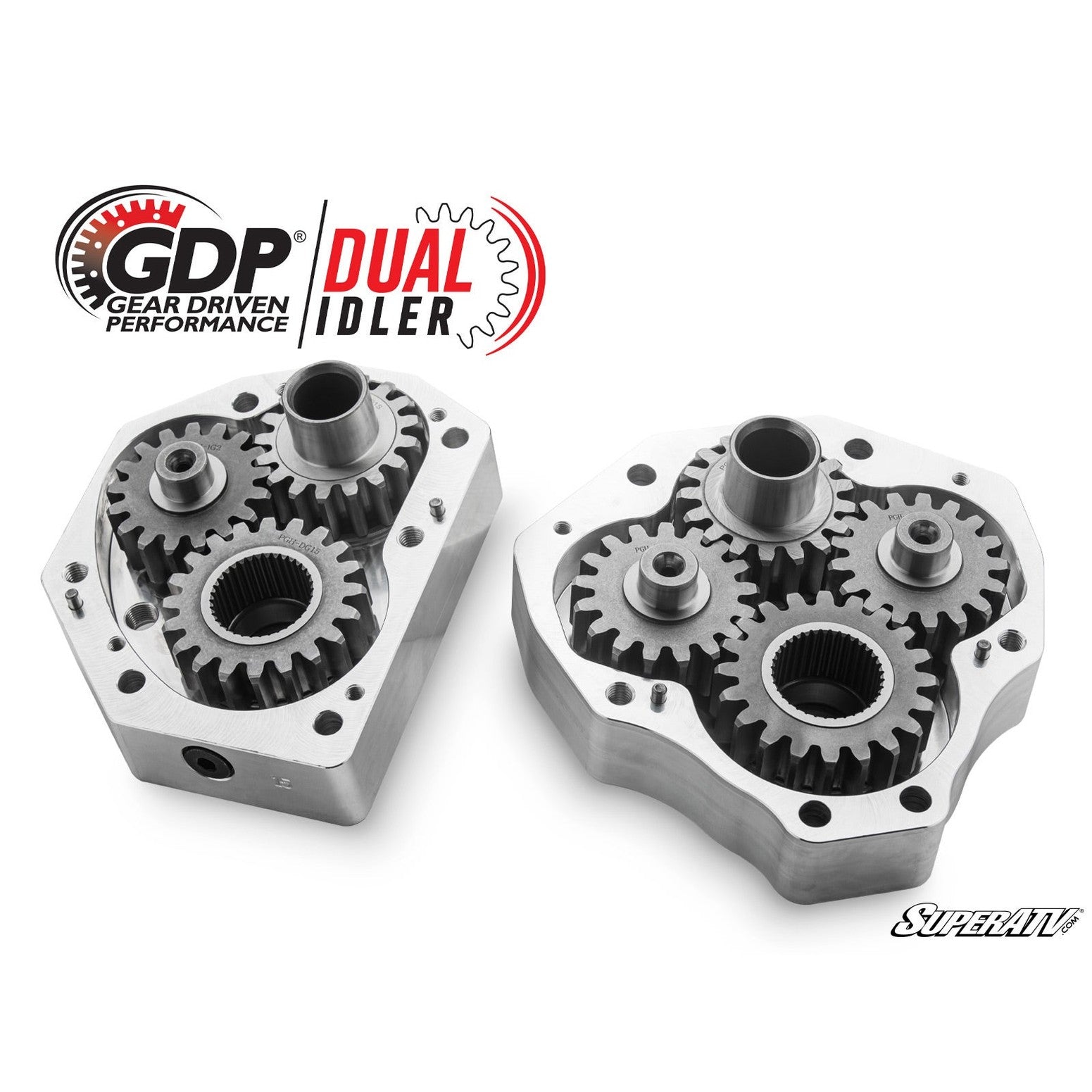 Picture of the inside of the Polaris RZR XP Turbo 4" Portal Gear Lift
