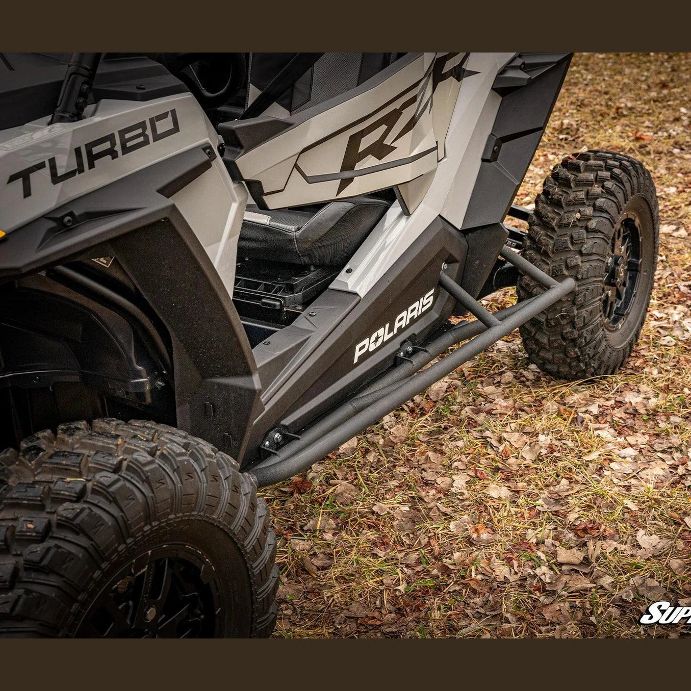 Picture of the Polaris RZR XP Turbo S Tree Kickers installed