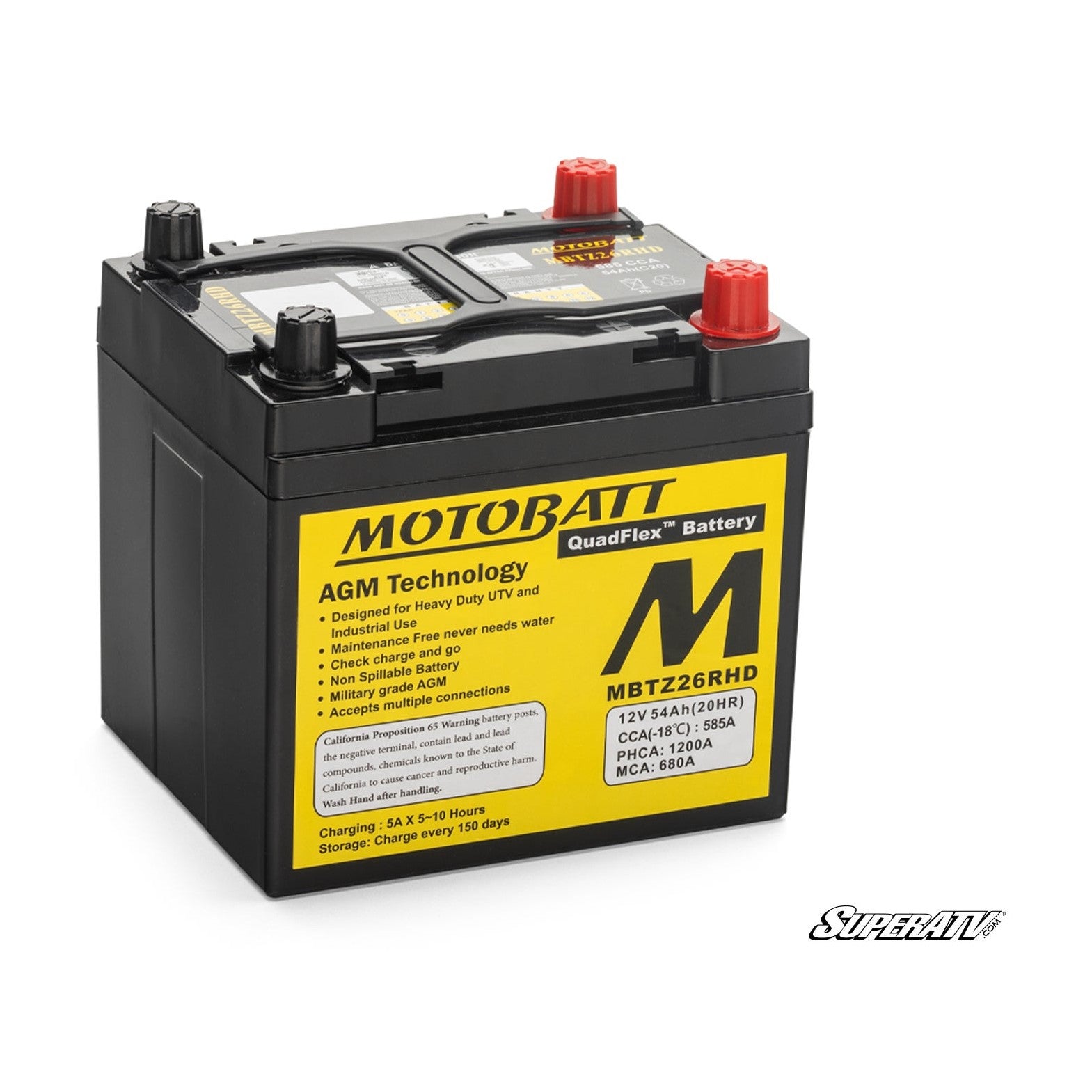 Polaris Ranger Motobatt Battery Replacement