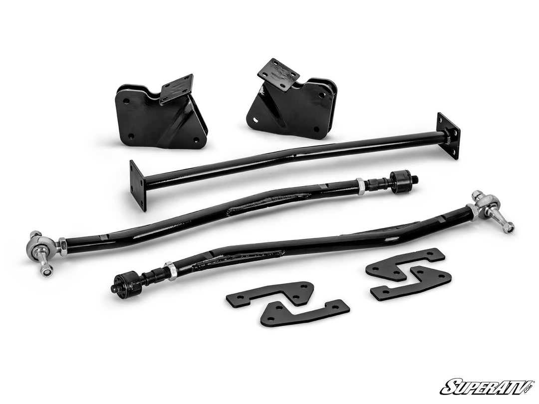 Picture of the tie rods and supports that come for the Polaris Ranger XP 1000 Long Travel Kit