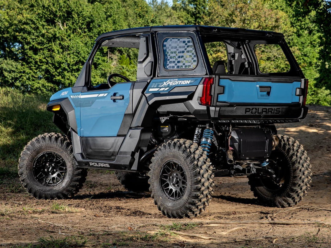 Picture from the back side with the Polaris XPEDITION 3" Lift Kit installed
