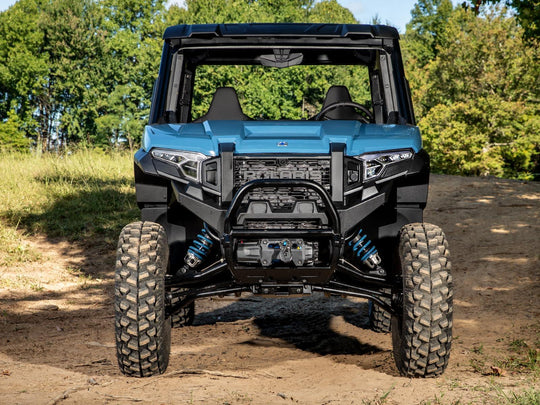 Picture from the front of the Polaris XPEDITION 3" Lift Kit installed