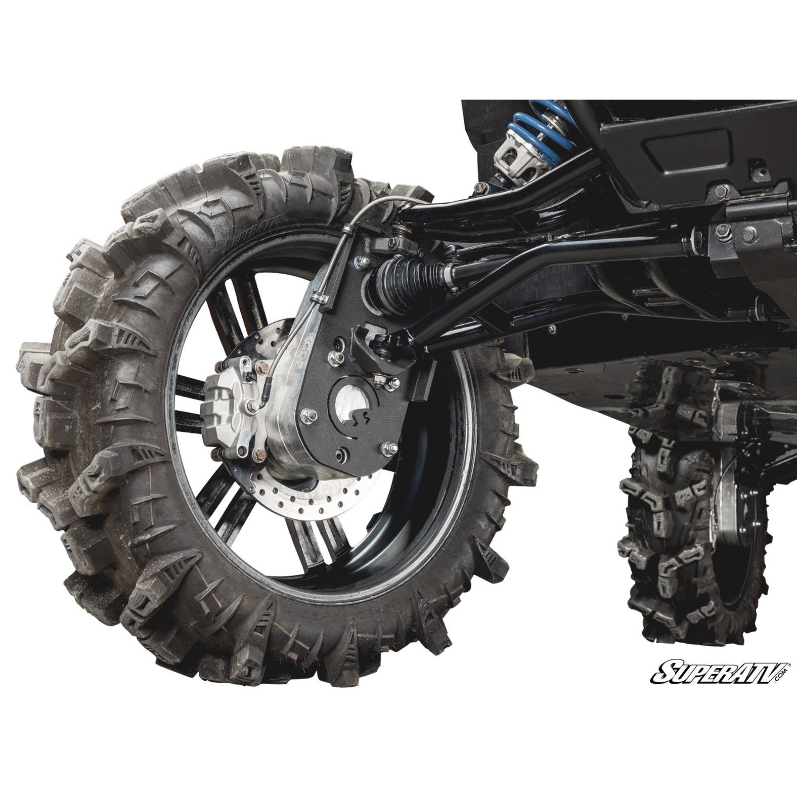 Picture inside the wheel of the Polaris Xpedition 8" Portal Gear Lift