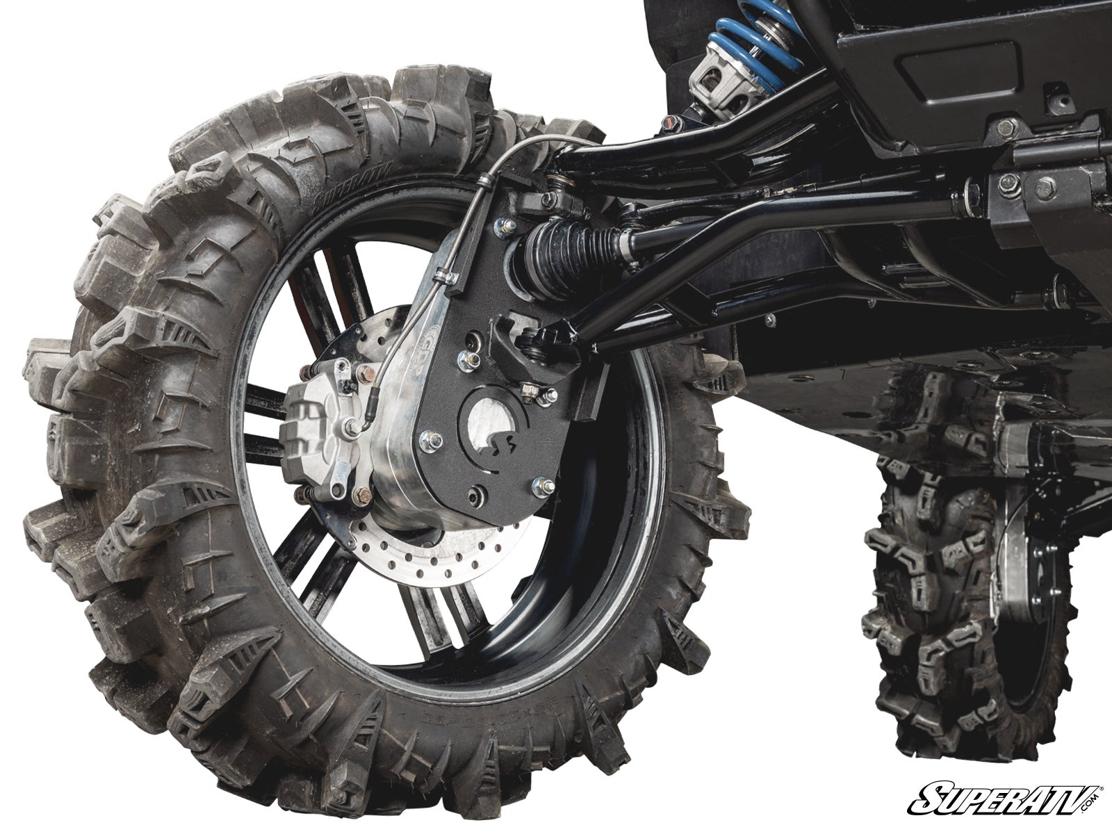 Picture inside the wheel of the Polaris Xpedition 8" Portal Gear Lift