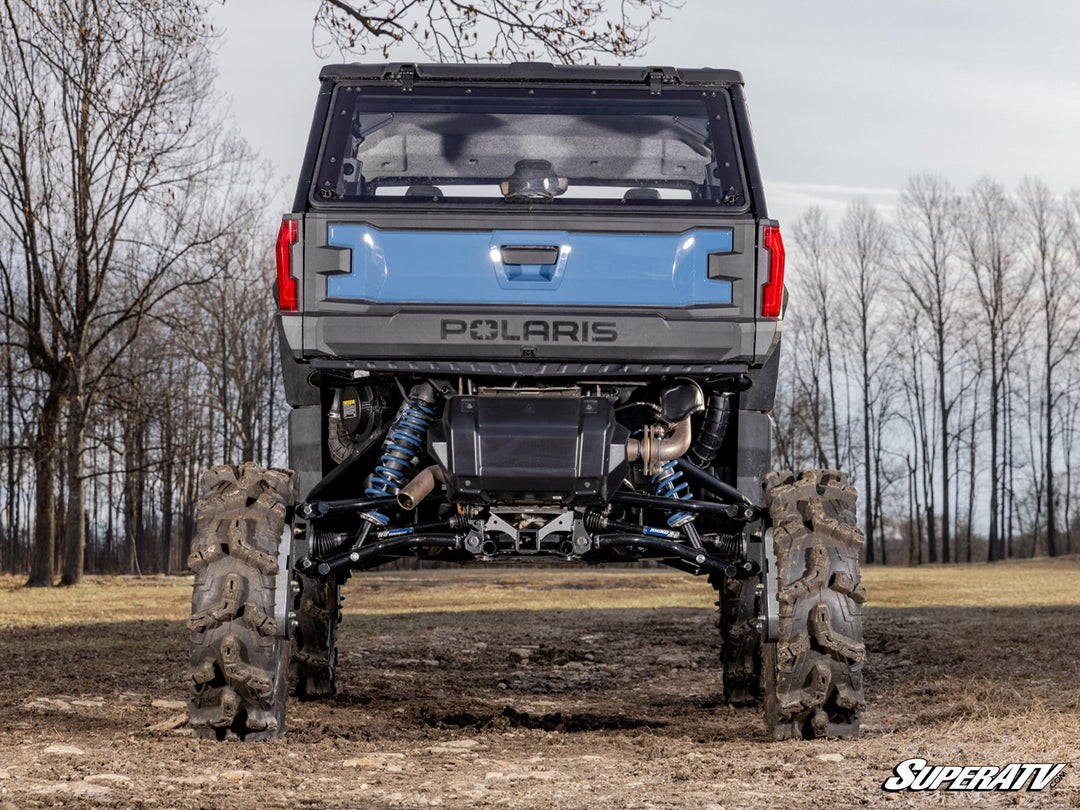 Picture from the rear with the Polaris Xpedition 8" Portal Gear Lift