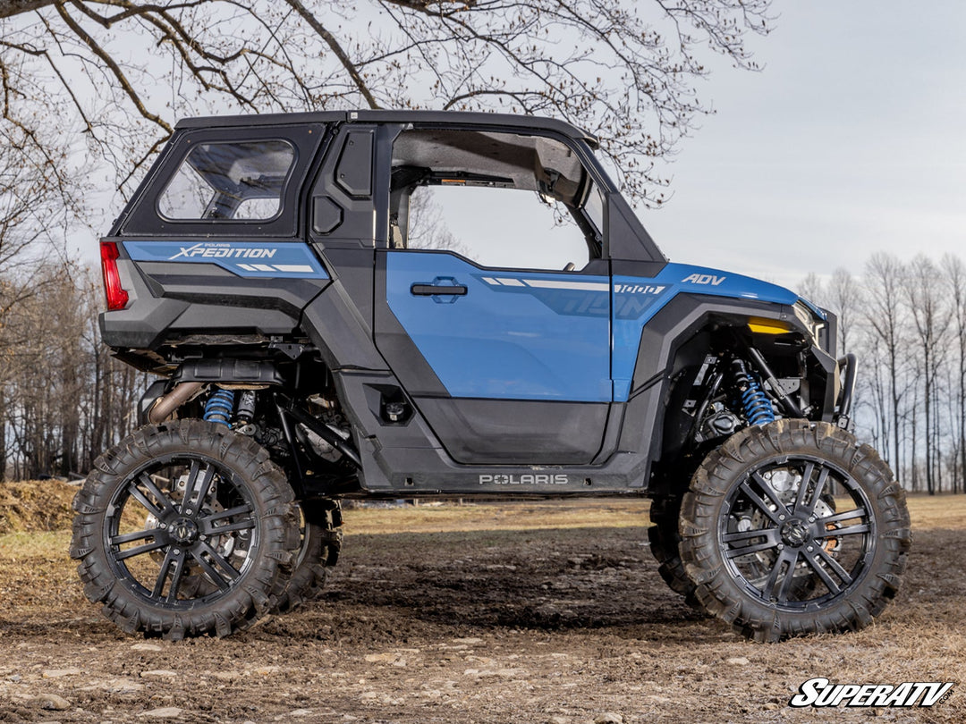 Picture from the right side with the Polaris Xpedition 8" Portal Gear Lift