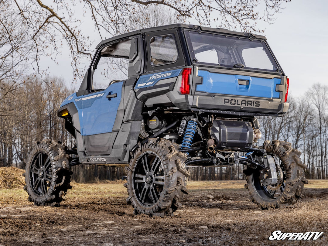 Picture from the left rear with the Polaris Xpedition 8" Portal Gear Lift