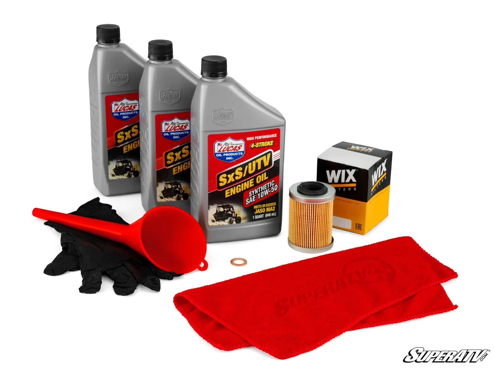 Picture of the Up & Running Can-Am Outlander Oil Change Kit