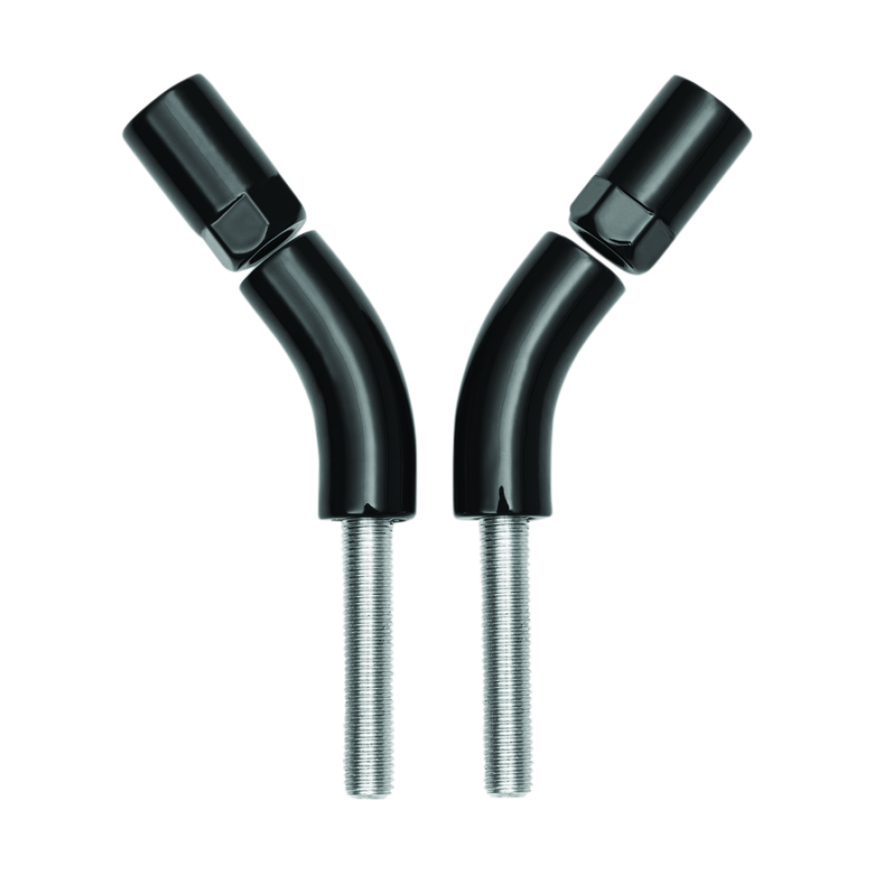 Kuryakyn Mirror Stem 3in Outward Extenders Black