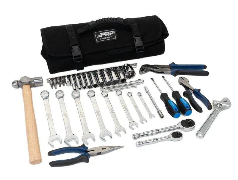 PRP Can-Am UTV 35-Piece Roll-Up Tool Kit - Black