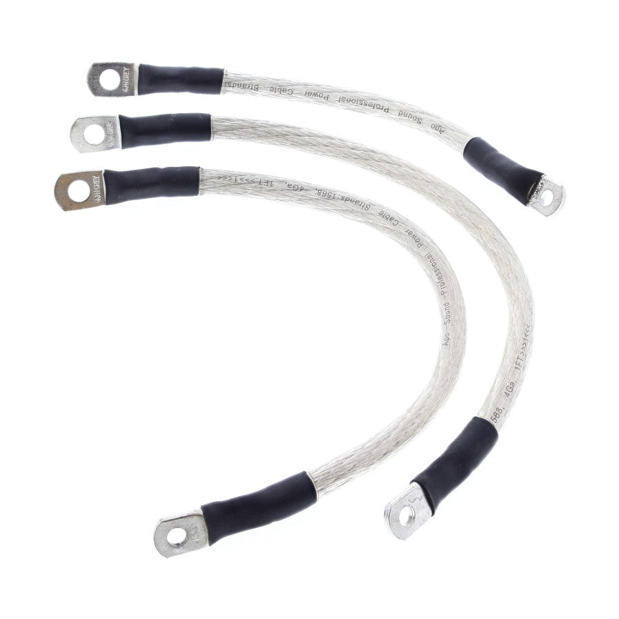 All Balls Racing Harley-Davidson Battery Cable Kit Clear 79-3009