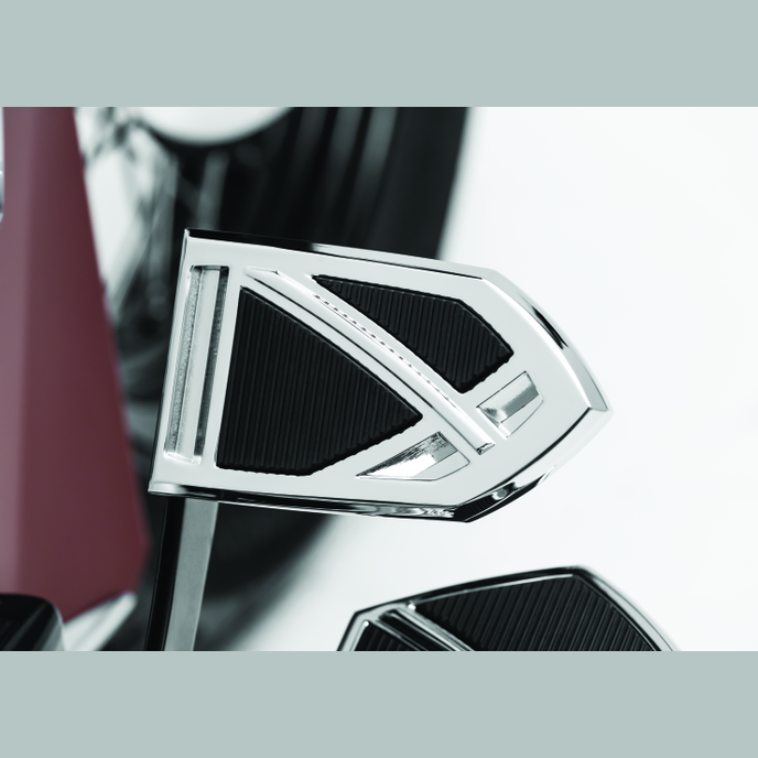 Kuryakyn Phantom Brake Pedal Pad For FL Softails With Rider