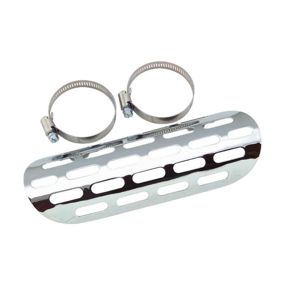 Biker's Choice Perforated Heat Shield fits 1-3/4 to 2-Inch Pipe Custom product image