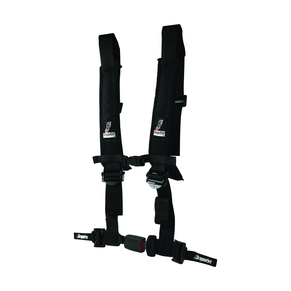 DragonFire Racing H-Style 4-Point Harness 2 in Black EZ-Adjust product image 1