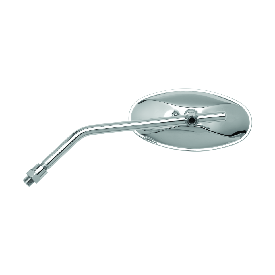 BikeMaster Adjustable Oval Mirror 10 mm - Each - Chrome product image
