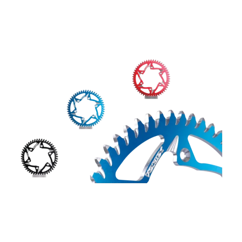 Vortex Racing Steel Rear Sprocket 520 45T 526AS-45 - Black - Vortex Racing motorcycle part