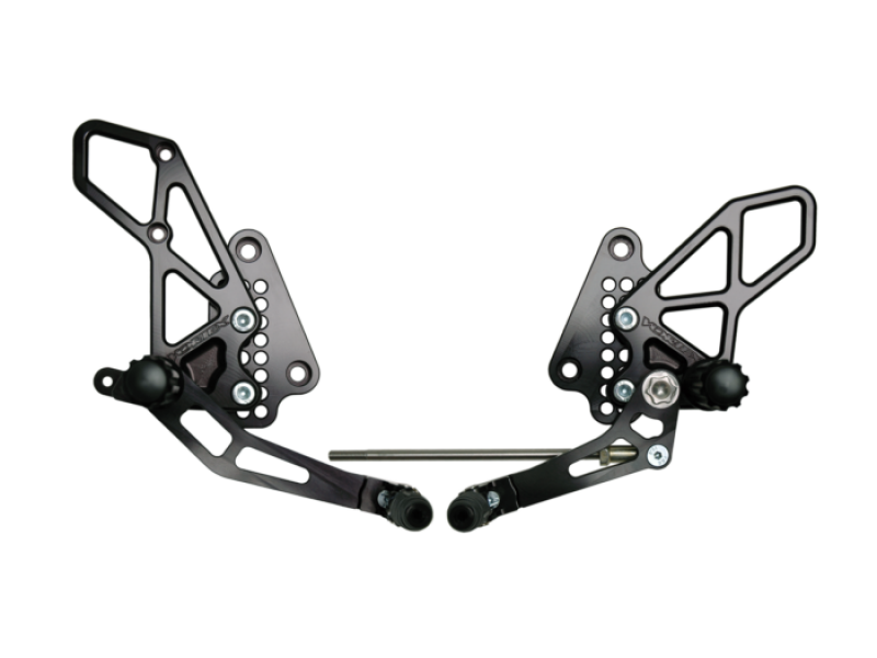 Vortex Racing 99-21 Suzuki GSX-R1300 R Hayabusa Rear Set - Black - Vortex Racing motorcycle part