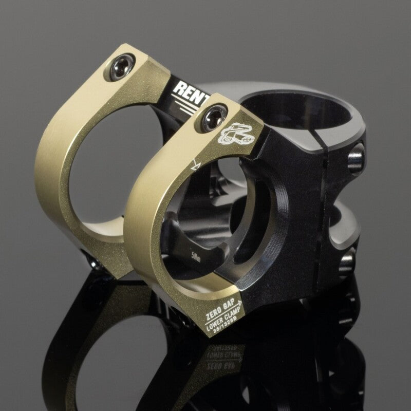 Renthal V2 Apex Stem 35 x 40 mm - Black/AluGold