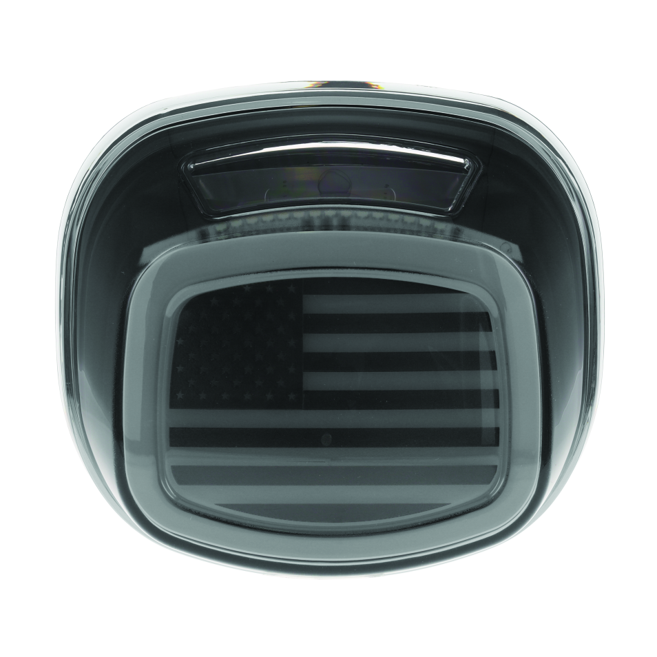 Kuryakyn Freedom Taillight Smoke Lens With License Light