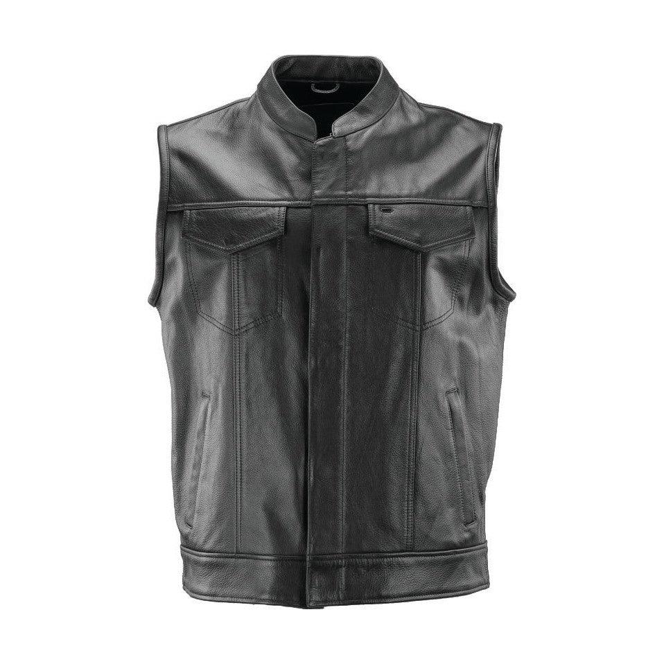 Kuryakyn Leather By River Road Vandal Club Vest Black - XL