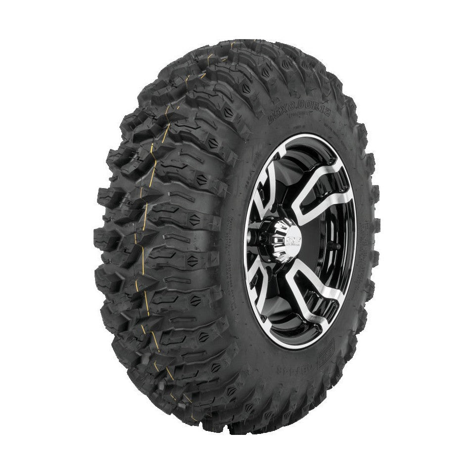 QuadBoss QBT446 Radial Utility ATV/UTV Tire 25x8R12 8-Ply