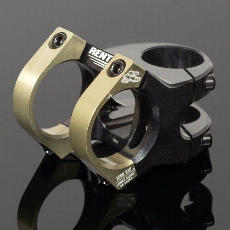 Renthal V2 Apex Stem 35 x 50 mm - Black/AluGold