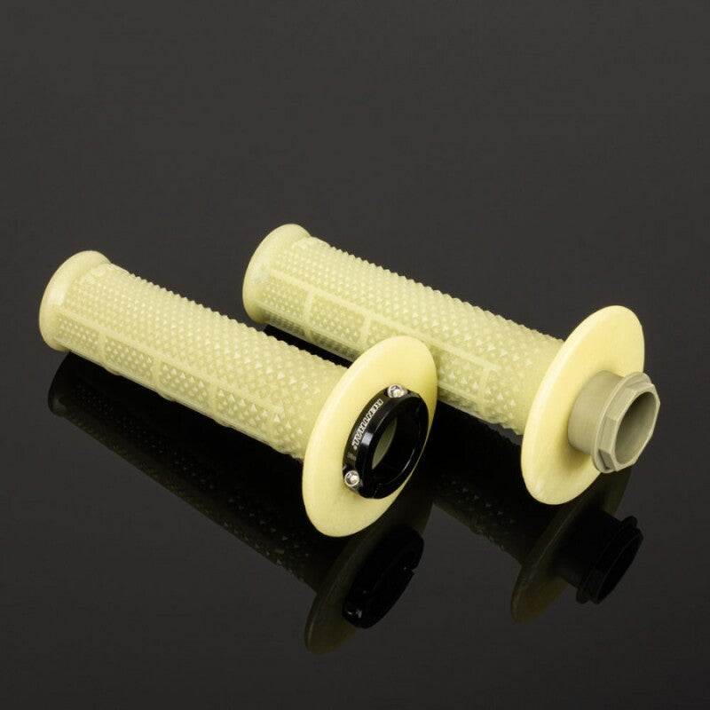 Renthal MX-R Works Lock On - Tapered/Half Waffle - Aramid MX Grips