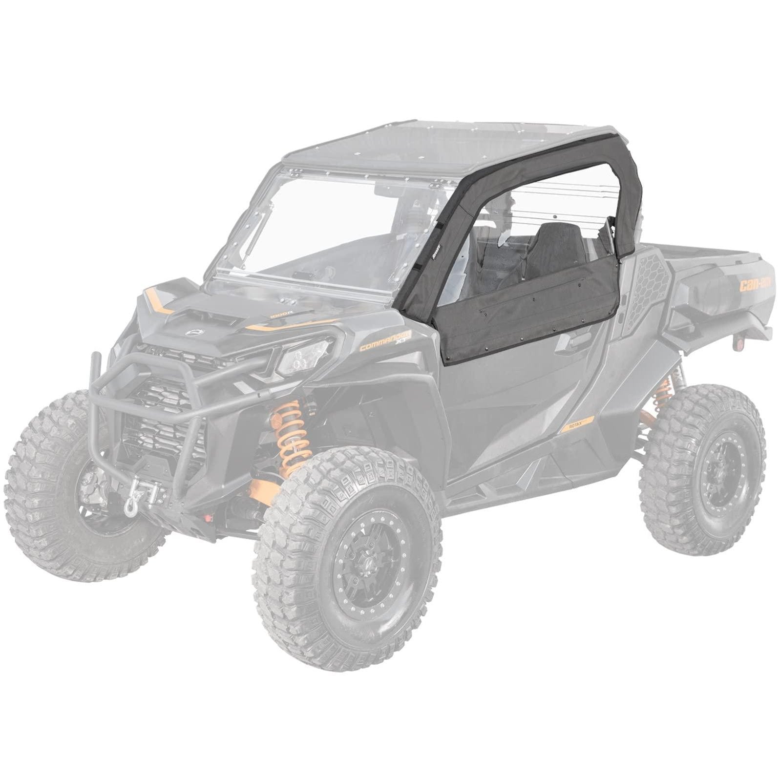 product display of the cab enclosure for a can am commander