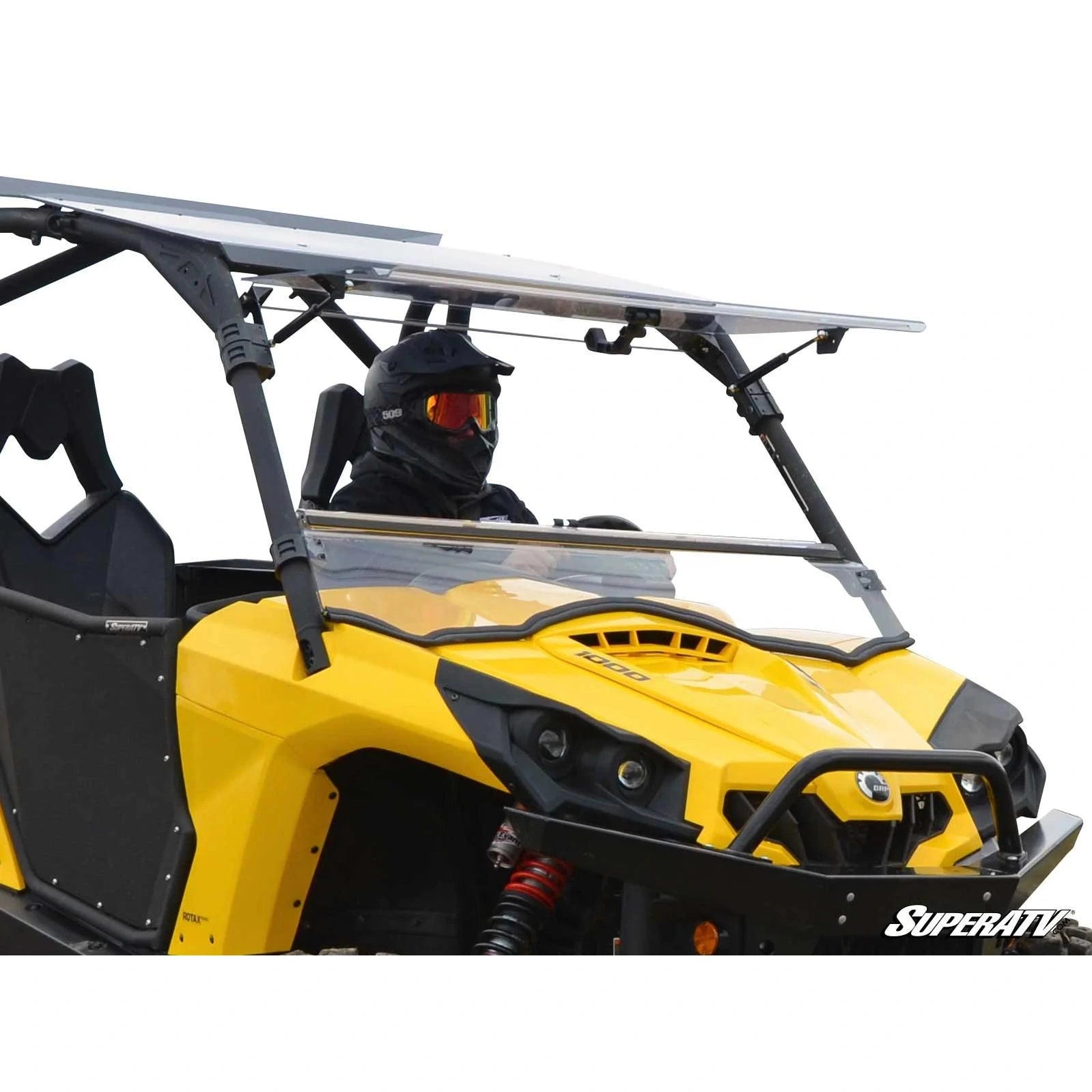can am commander flip windshield 