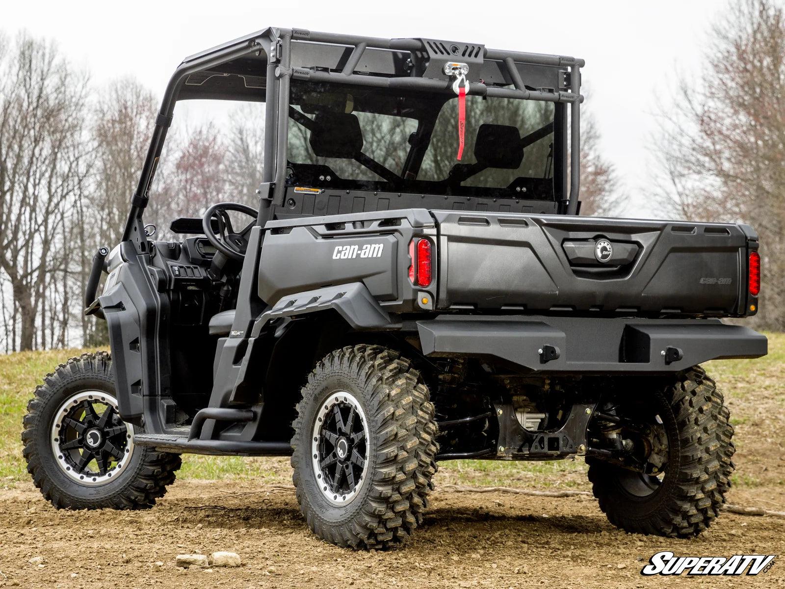 picture of the game loader rack on a can am defender