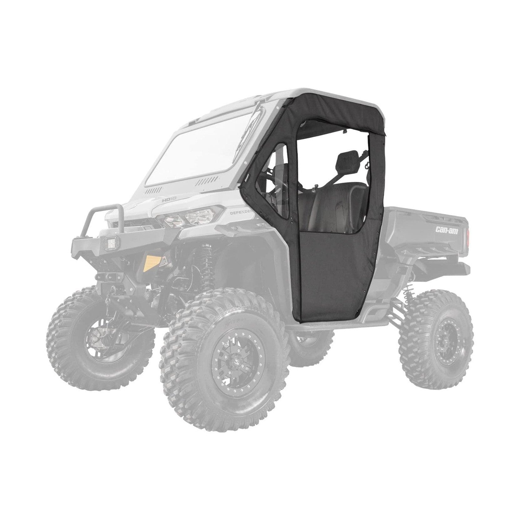 product display of the soft cab enclosure for a can am defender