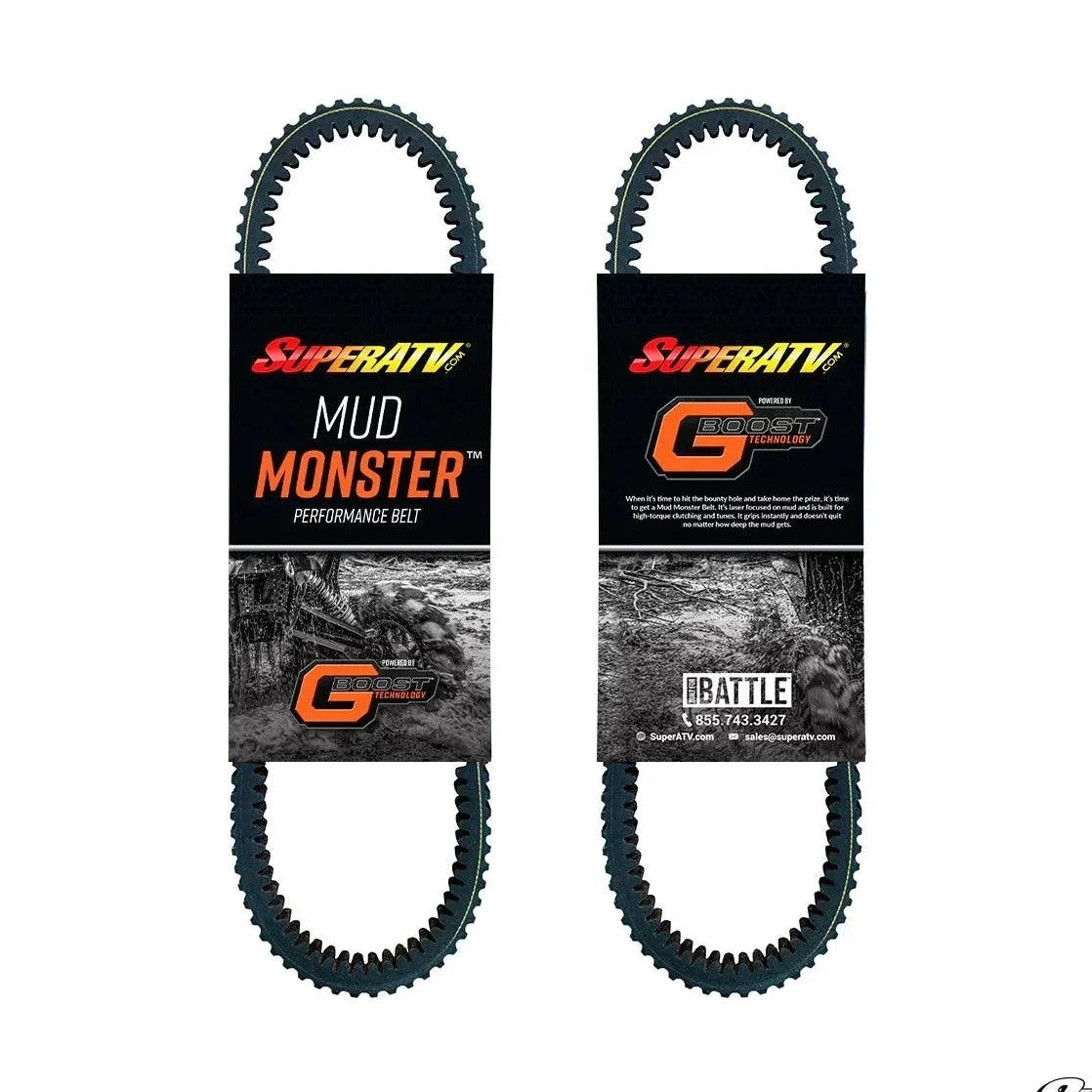 SuperATV Mud Monster Heavy-Duty CVT Performance Drive Belt for Can-Am Maverick X3