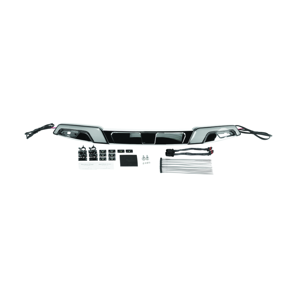 Kuryakyn Tracer Windshield Trim FLH Models Chrome - Harley-Davidson