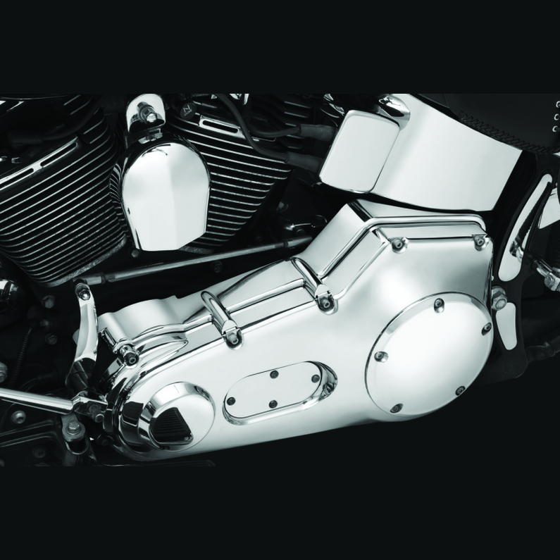 Kuryakyn Cast Inner Primary Cover Softail Models Chrome - 8291